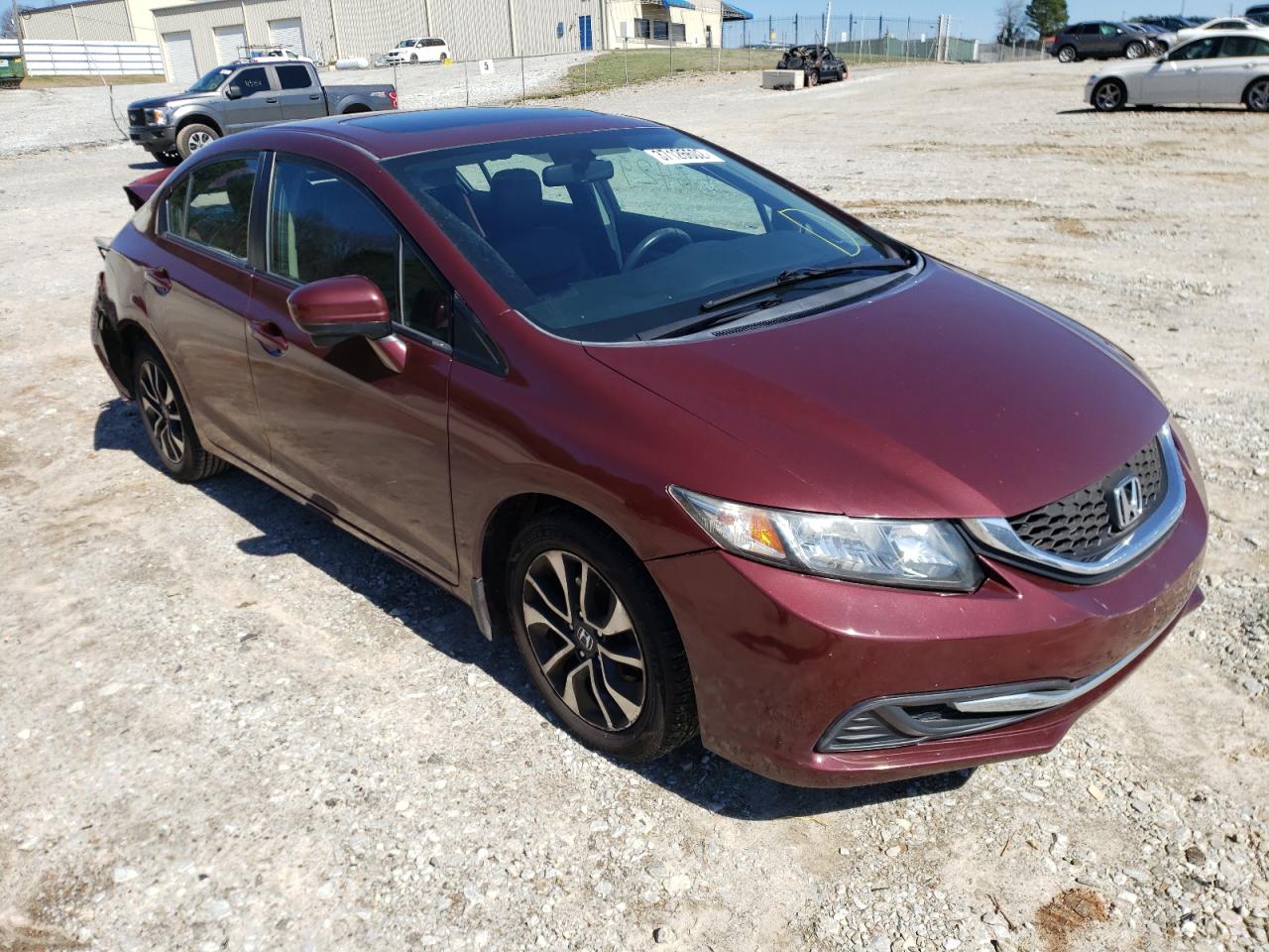 HONDA CIVIC EX 2014 with VIN 19XFB2F81EE017501 - Photo from auction