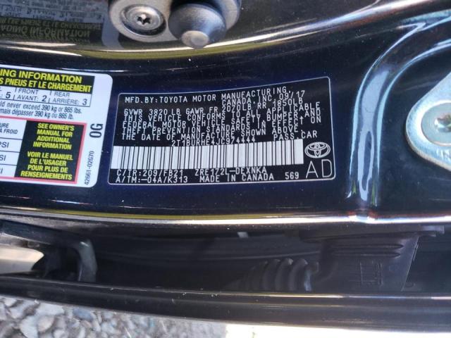 Photo 10 from auction – 2018 TOYOTA COROLLA L with VIN 2T1BURHE4JC974444