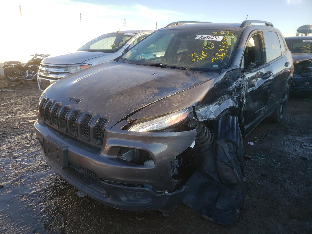Photo 2 from auction – 2017 JEEP CHEROKEE S with VIN 1C4PJLAB2HW643374