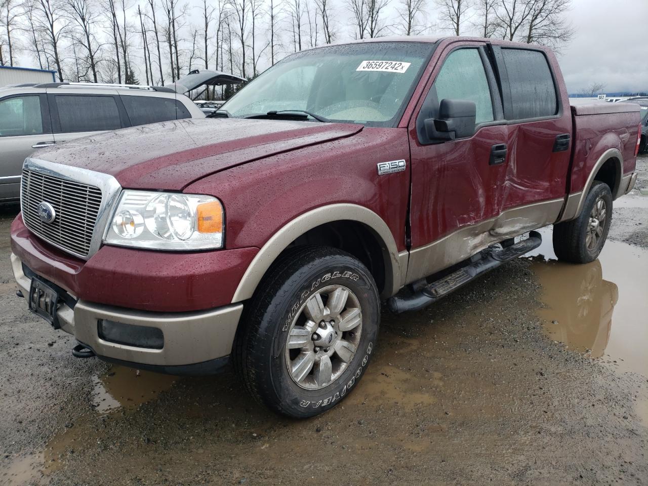 Photo 2 from auction – 2004 FORD F150 SUPER with VIN 1FTPW14524KD51463