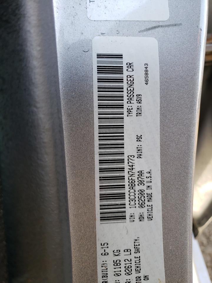 Photo 10 from auction – 2015 CHRYSLER 200 LIMITE with VIN 1C3CCCAB6FN744773