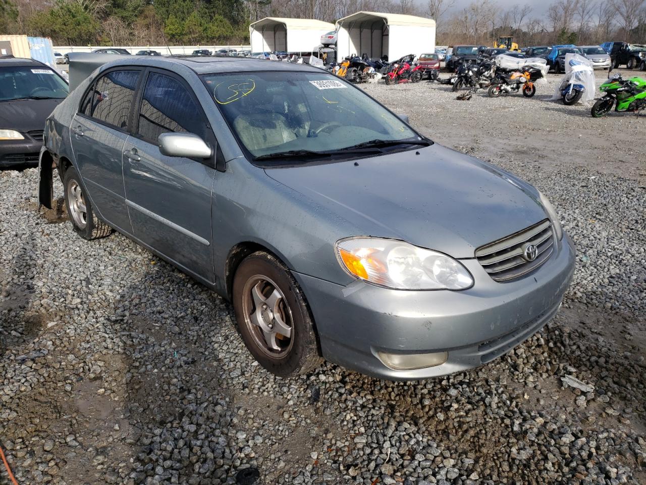 TOYOTA COROLLA CE 2003 with VIN 1NXBR32E83Z072498 - Photo from auction