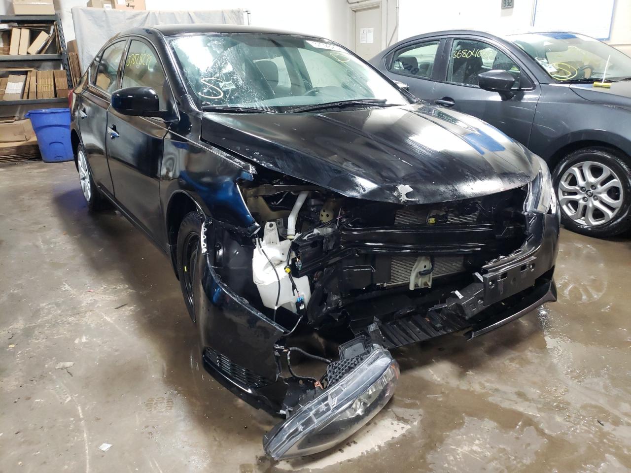 NISSAN SENTRA S 2017 with VIN 3N1AB7AP4HL715786 - Photo from auction