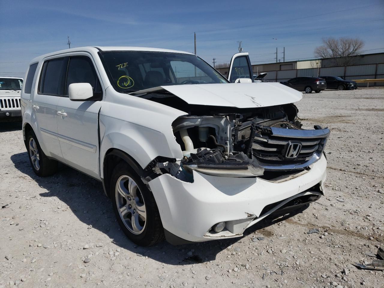 HONDA PILOT EX 2014 with VIN 5FNYF3H48EB016014 - Photo from auction