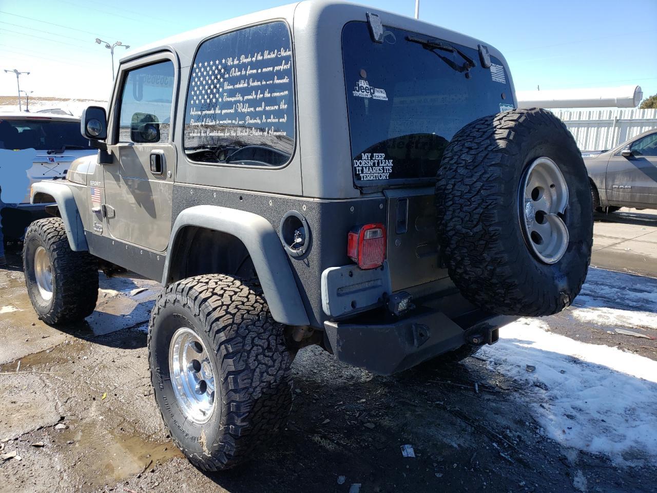 Photo 3 from auction – 2003 JEEP WRANGLER / with VIN 1J4FA49S23P304004