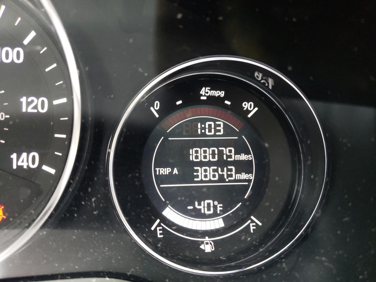 Photo 8 from auction – 2016 HONDA HR-V EXL with VIN 3CZRU6H78GM705369