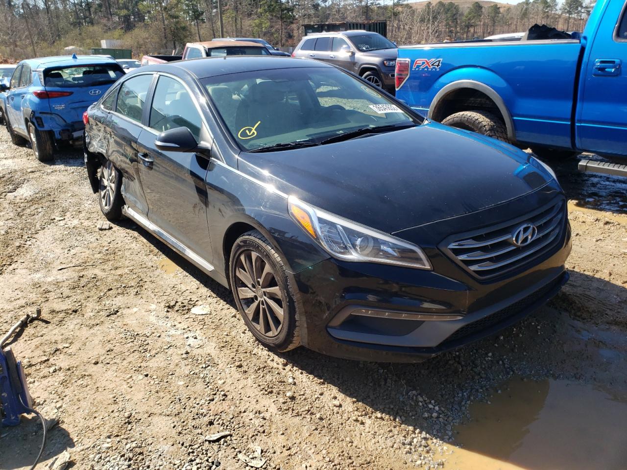 HYUNDAI SONATA SPO 2015 with VIN 5NPE34AF1FH076958 - Photo from auction