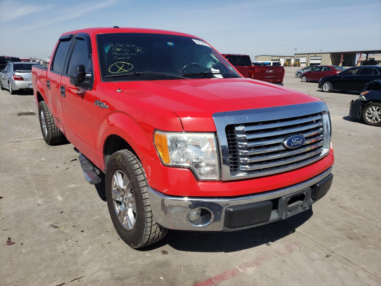 FORD F150 SUPER 2012 with VIN 1FTFW1CF4CFA41599 - Photo from auction