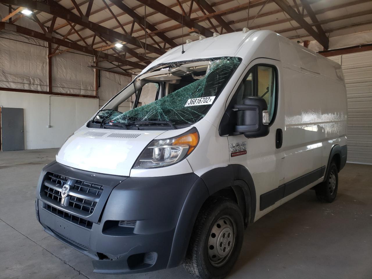 Photo 2 from auction – 2016 RAM PROMASTER with VIN 3C6TRVBG2GE128694