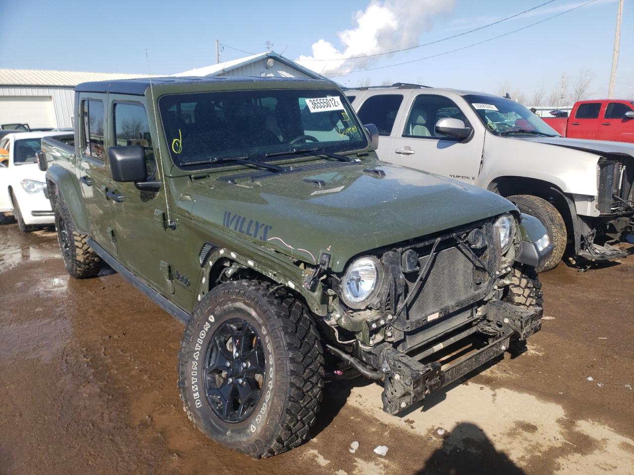JEEP GLADIATOR 2021 with VIN 1C6HJTAG0ML604981 - Photo from auction