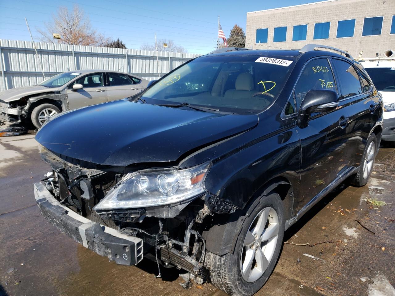 Photo 2 from auction – 2014 LEXUS RX 350 BAS with VIN 2T2BK1BAXEC234797