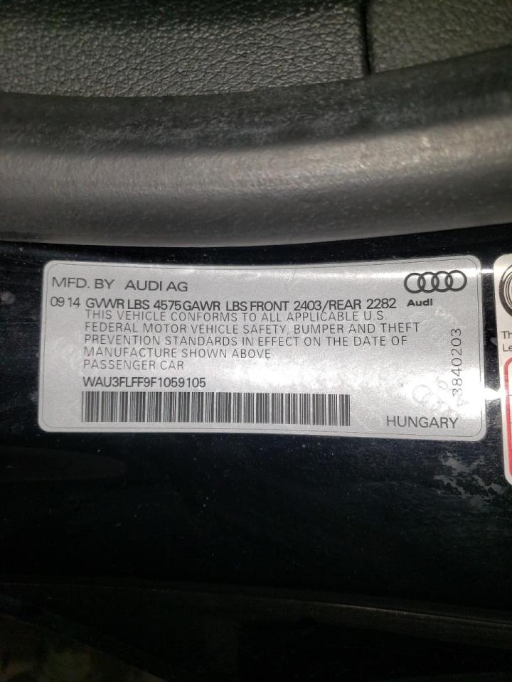 Photo 10 from auction – 2015 AUDI A3 PREMIUM with VIN WAU3FLFF9F1059105