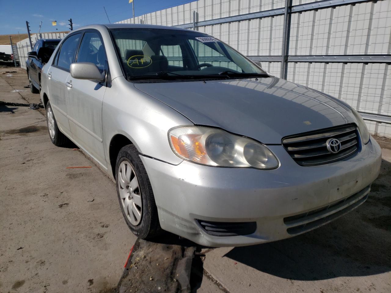 TOYOTA COROLLA CE 2003 with VIN JTDBR32E332009177 - Photo from auction