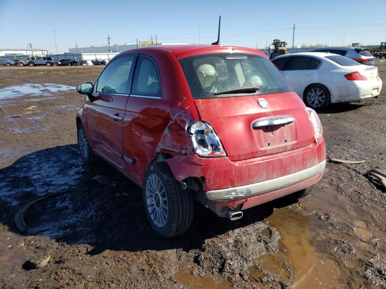 Photo 3 from auction – 2012 FIAT 500 LOUNGE with VIN 3C3CFFCR4CT117746