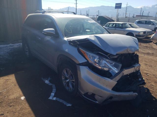 TOYOTA HIGHLANDER 2016 with VIN 5TDBKRFH5GS284057 - Photo from auction