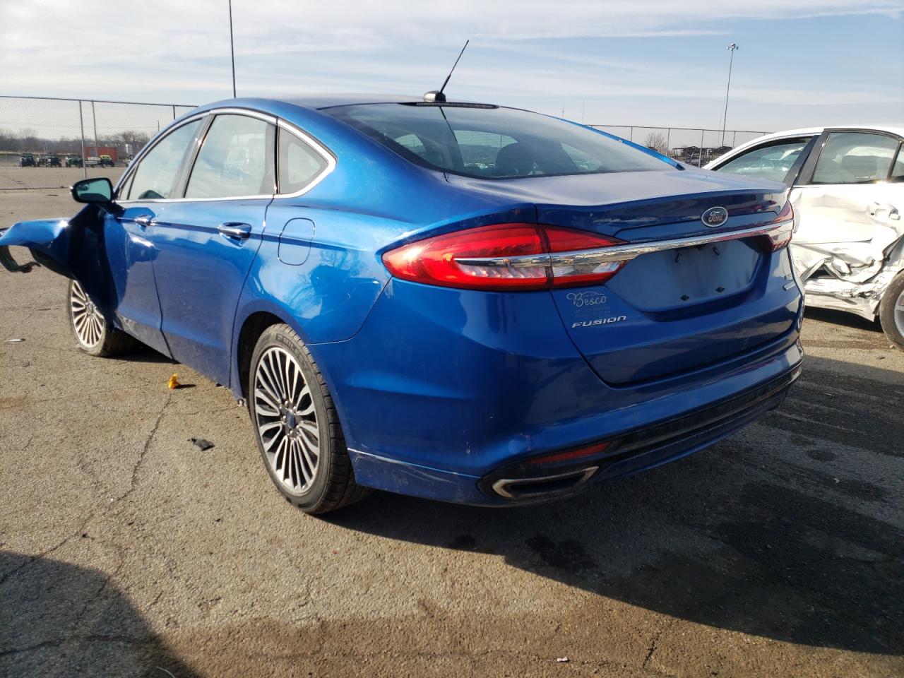 Photo 3 from auction – 2017 FORD FUSION SE with VIN 3FA6P0H92HR120201