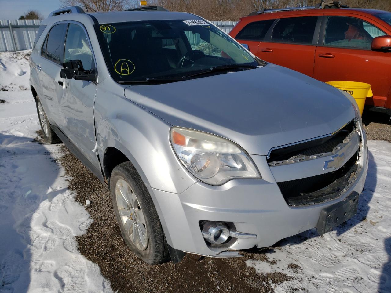 CHEVROLET EQUINOX LT 2010 with VIN 2CNFLNEY2A6359819 - Photo from auction