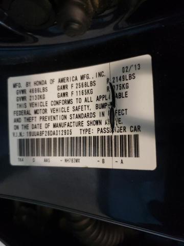 Photo 10 from auction – 2013 ACURA TL with VIN 19UUA8F26DA012905