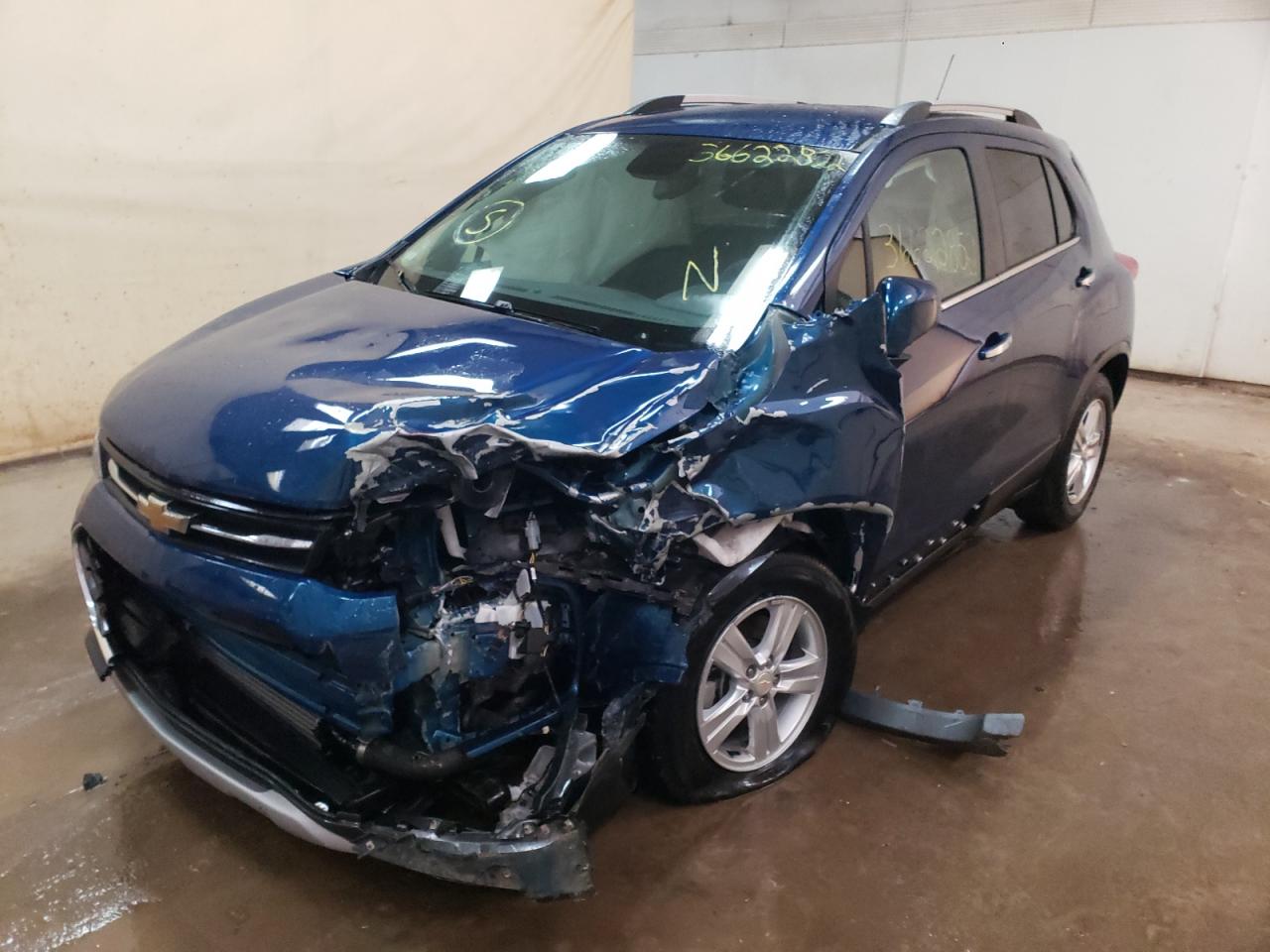 Photo 2 from auction – 2020 CHEVROLET TRAX 1LT with VIN 3GNCJLSBXLL175350