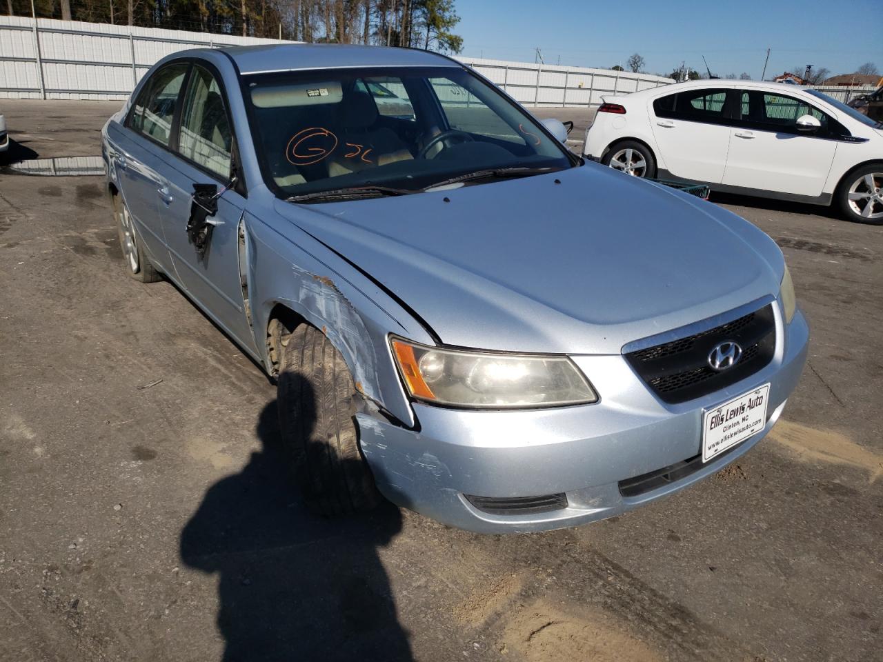 HYUNDAI SONATA GLS 2007 with VIN 5NPET46C57H264155 - Photo from auction