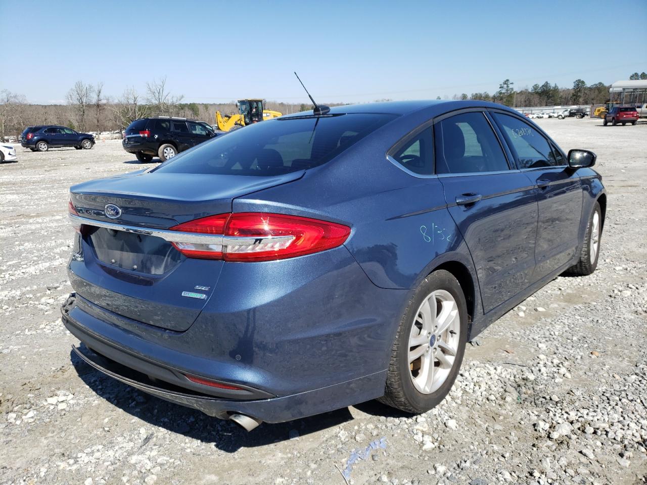 Photo 4 from auction – 2018 FORD FUSION SE with VIN 3FA6P0HD5JR211022