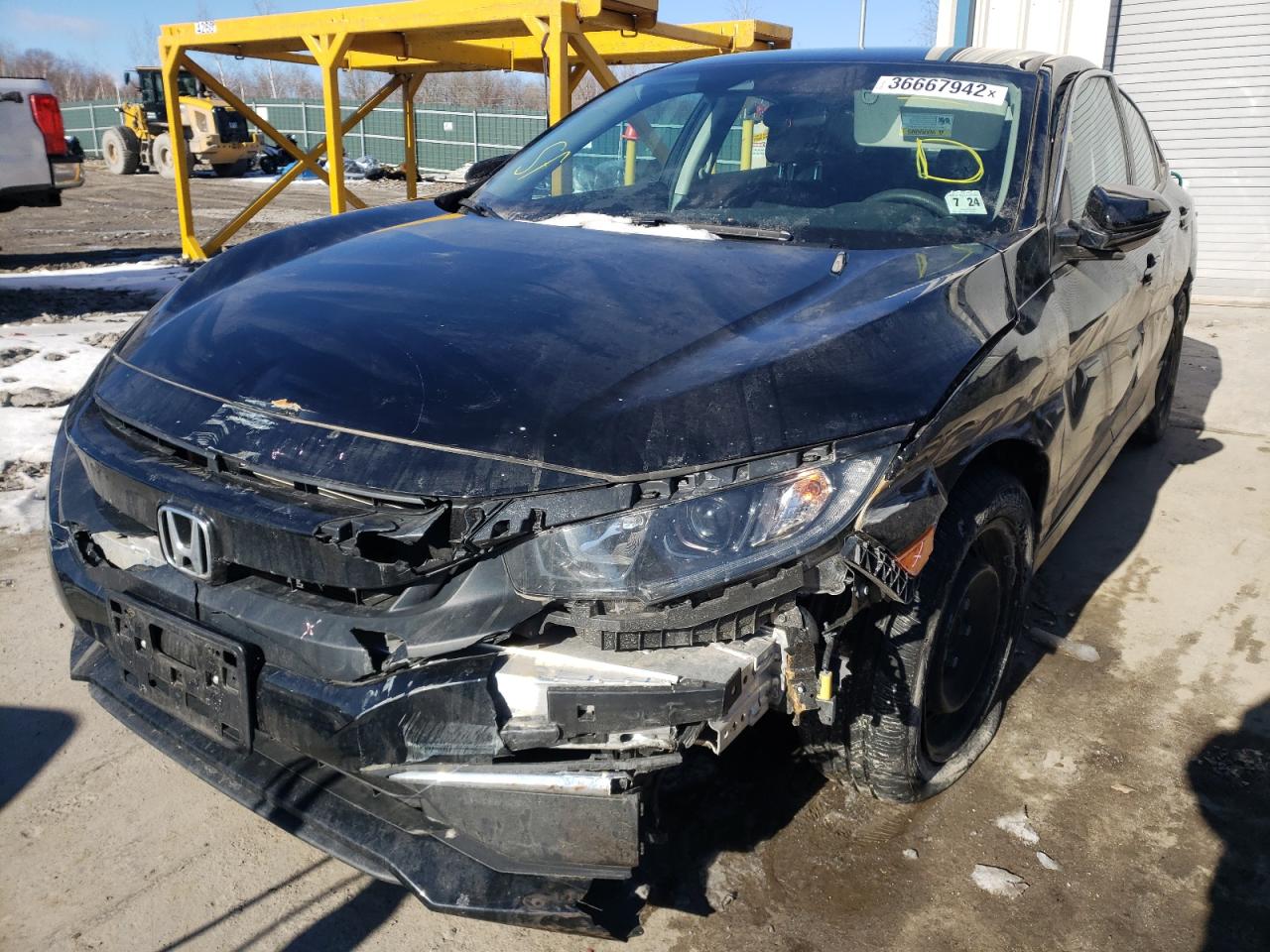 Photo 2 from auction – 2019 HONDA CIVIC LX with VIN 2HGFC2F66KH567659
