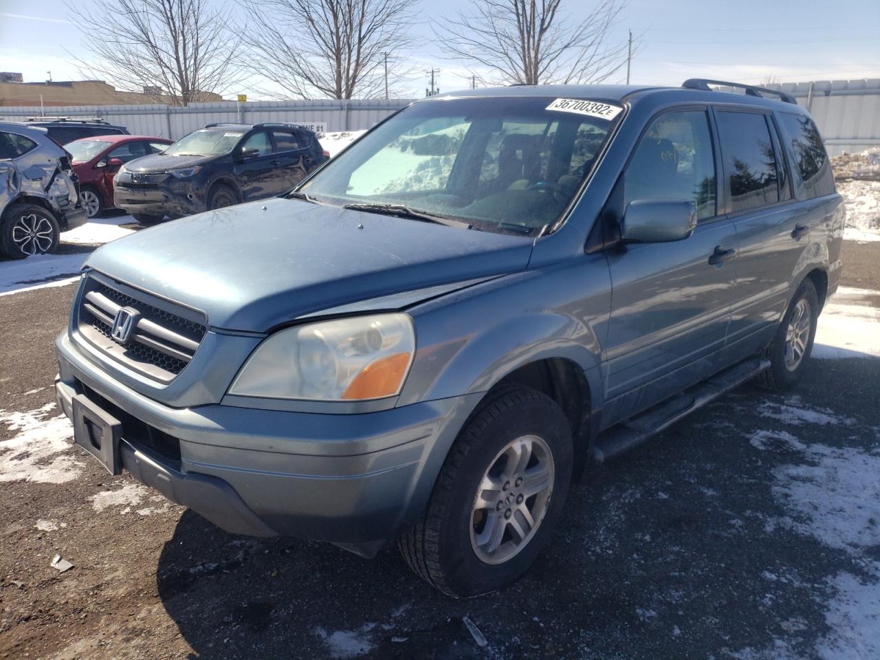 Photo 2 from auction – 2005 HONDA PILOT EX with VIN 2HKYF18445H003332