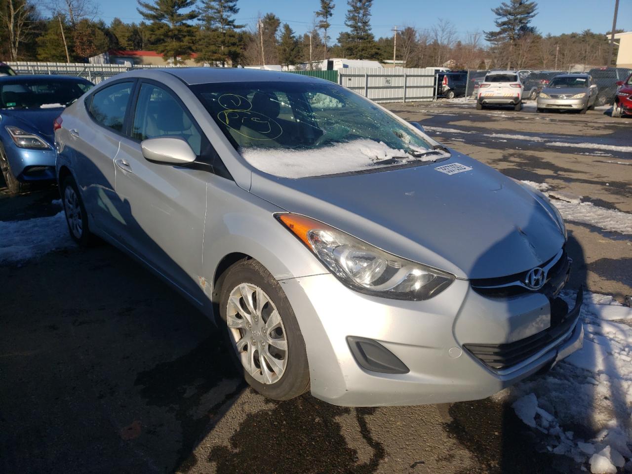 HYUNDAI ELANTRA GL 2012 with VIN 5NPDH4AE3CH103450 - Photo from auction