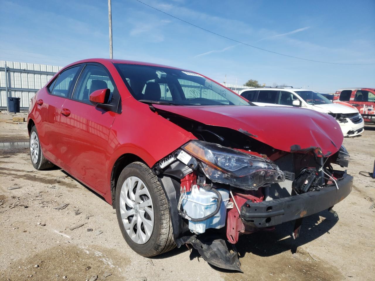 TOYOTA COROLLA L 2019 with VIN 2T1BURHE6KC213562 - Photo from auction