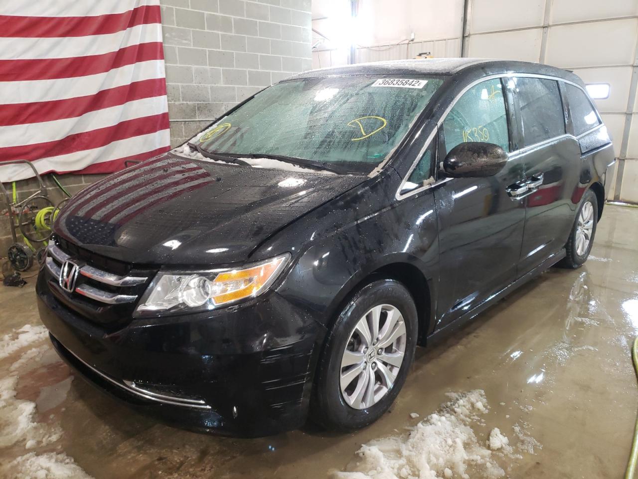 Photo 2 from auction – 2015 HONDA ODYSSEY EX with VIN 5FNRL5H62FB053796