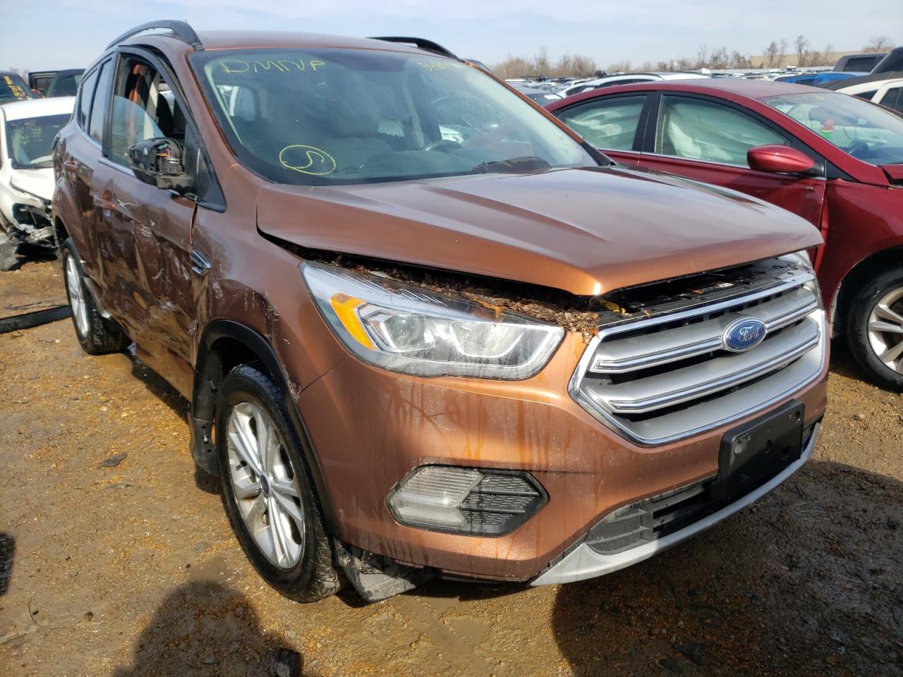 Photo 1 from auction – 2017 FORD ESCAPE SE with VIN 1FMCU0G91HUD96588