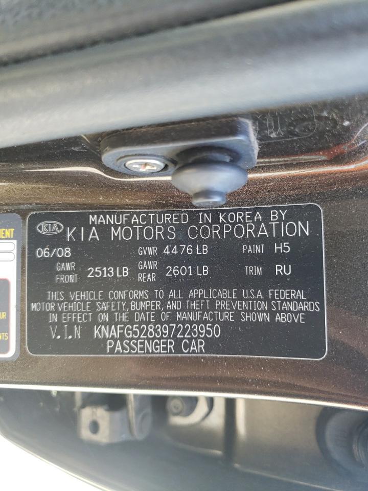 Zdjęcie 10 z aukcji – 2009 KIA RONDO BASE z VIN KNAFG528397223950