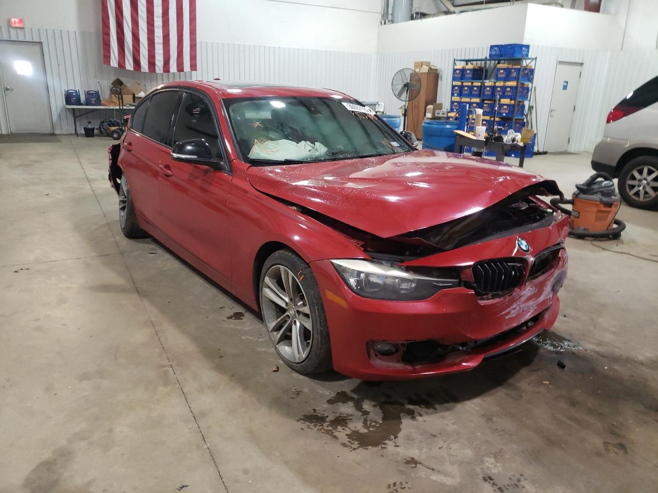 BMW 328 I 2014 with VIN WBA3A5C54EP602698 - Photo from auction