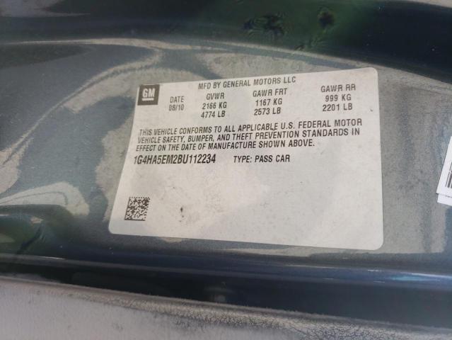 Фото 10 с аукциона – 2011 BUICK LUCERNE CX с VIN 1G4HA5EM2BU112234