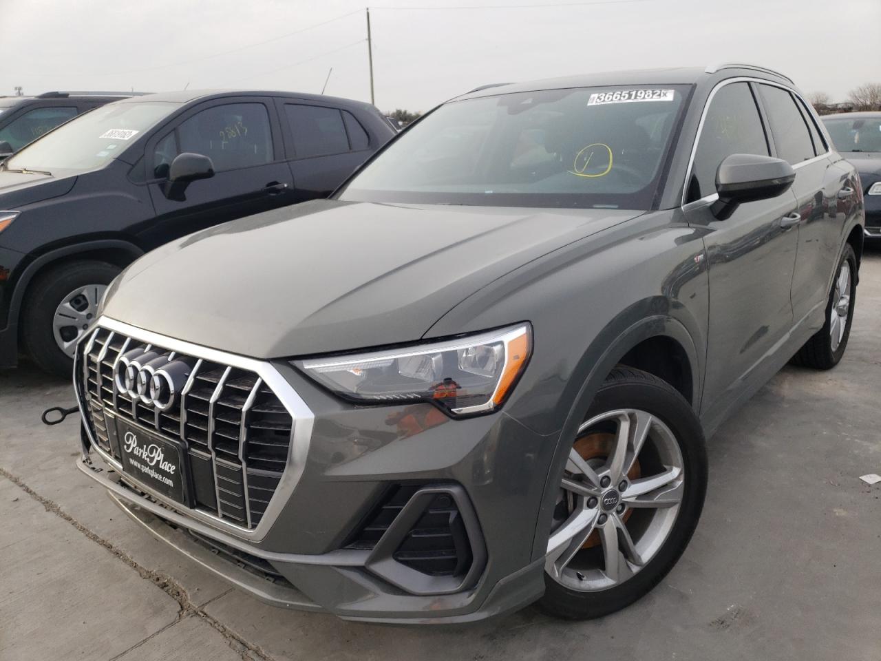 Photo 2 from auction – 2020 AUDI Q3 PREMIUM with VIN WA1DECF38L1048229