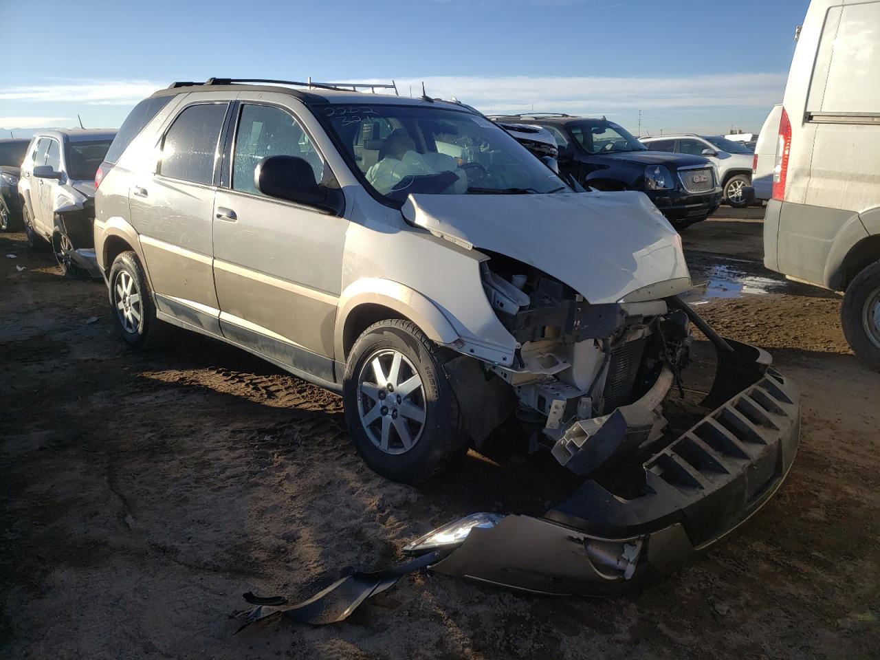 BUICK RENDEZVOUS 2004 with VIN 3G5DB03E34S569854 - Photo from auction