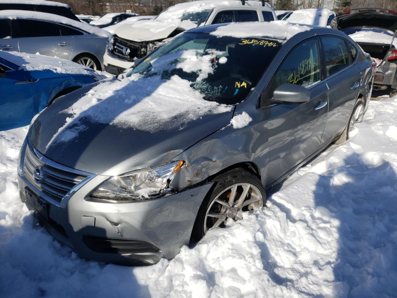 Photo 9 from auction – 2013 NISSAN SENTRA S with VIN 3N1AB7AP0DL752909