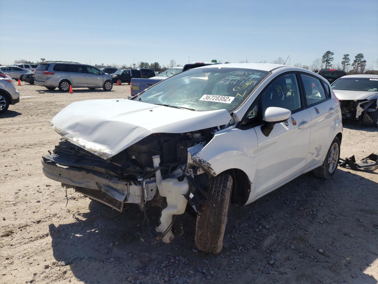 Photo 2 from auction – 2017 FORD FIESTA SE with VIN 3FADP4EJ3HM153105