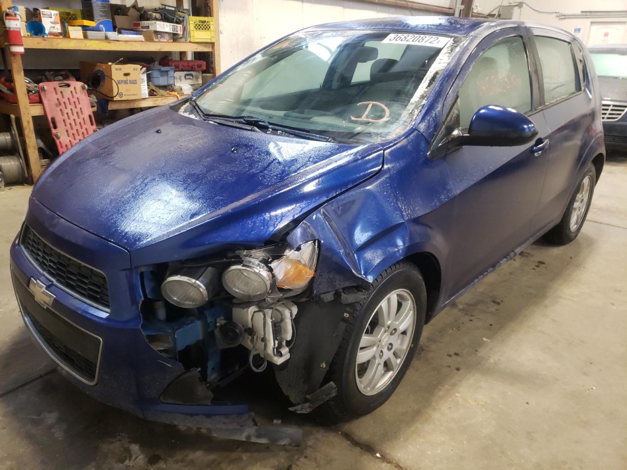 Photo 2 from auction – 2012 CHEVROLET SONIC LS with VIN 1G1JA6EH3C4207670