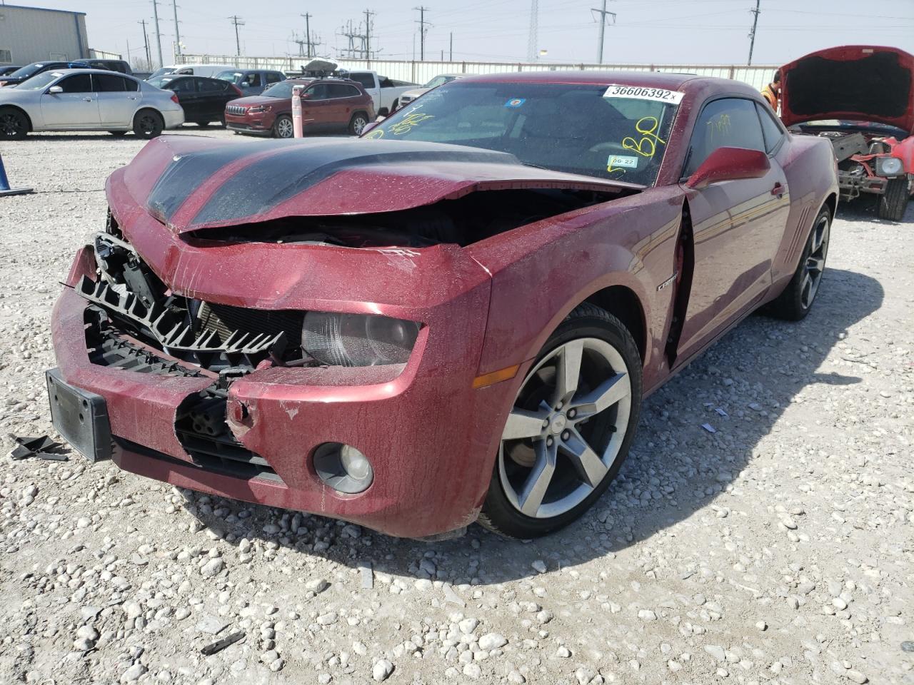 Photo 2 from auction – 2011 CHEVROLET CAMARO LT with VIN 2G1FB1ED4B9109701