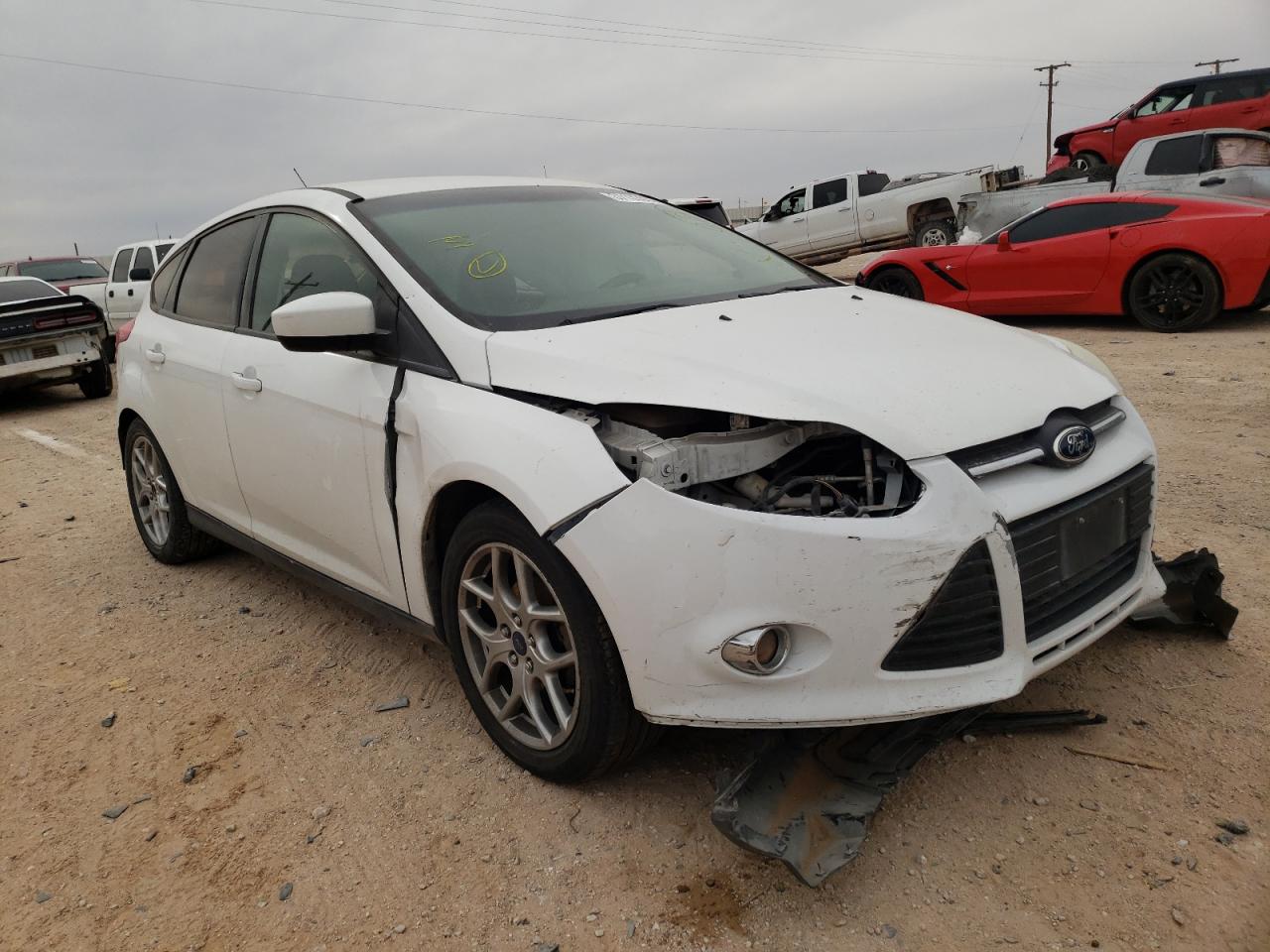 FORD FOCUS SE 2012 with VIN 1FAHP3K23CL415207 - Photo from auction
