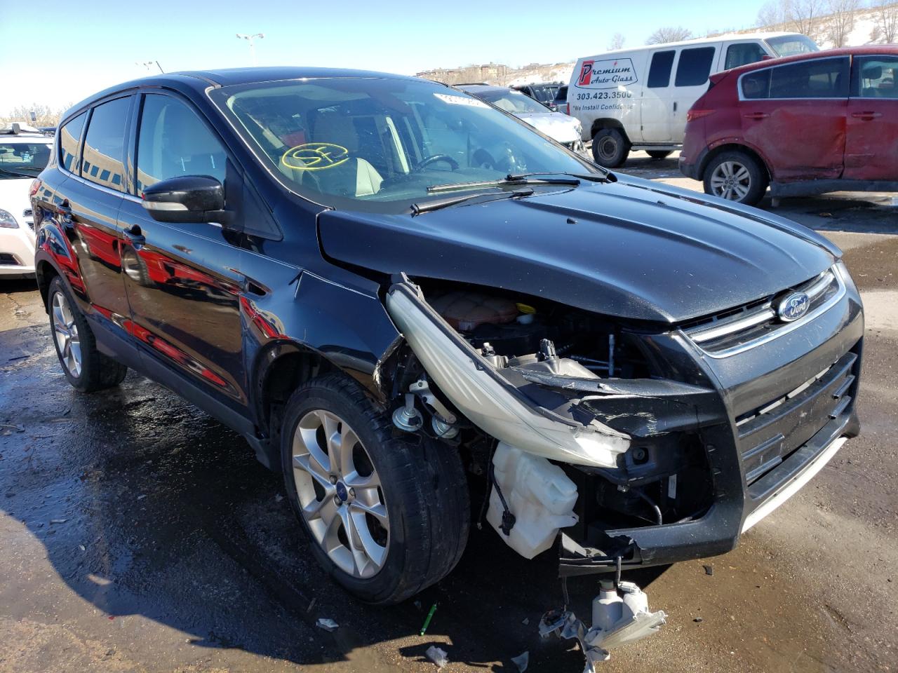 FORD ESCAPE SEL 2013 with VIN 1FMCU0H93DUA17647 - Photo from auction