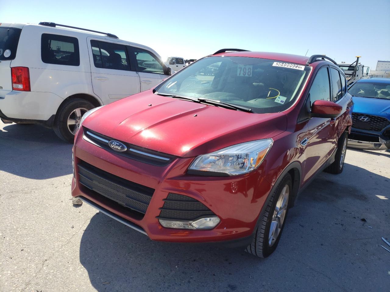 Photo 2 from auction – 2016 FORD ESCAPE SE with VIN 1FMCU9GX0GUB43778