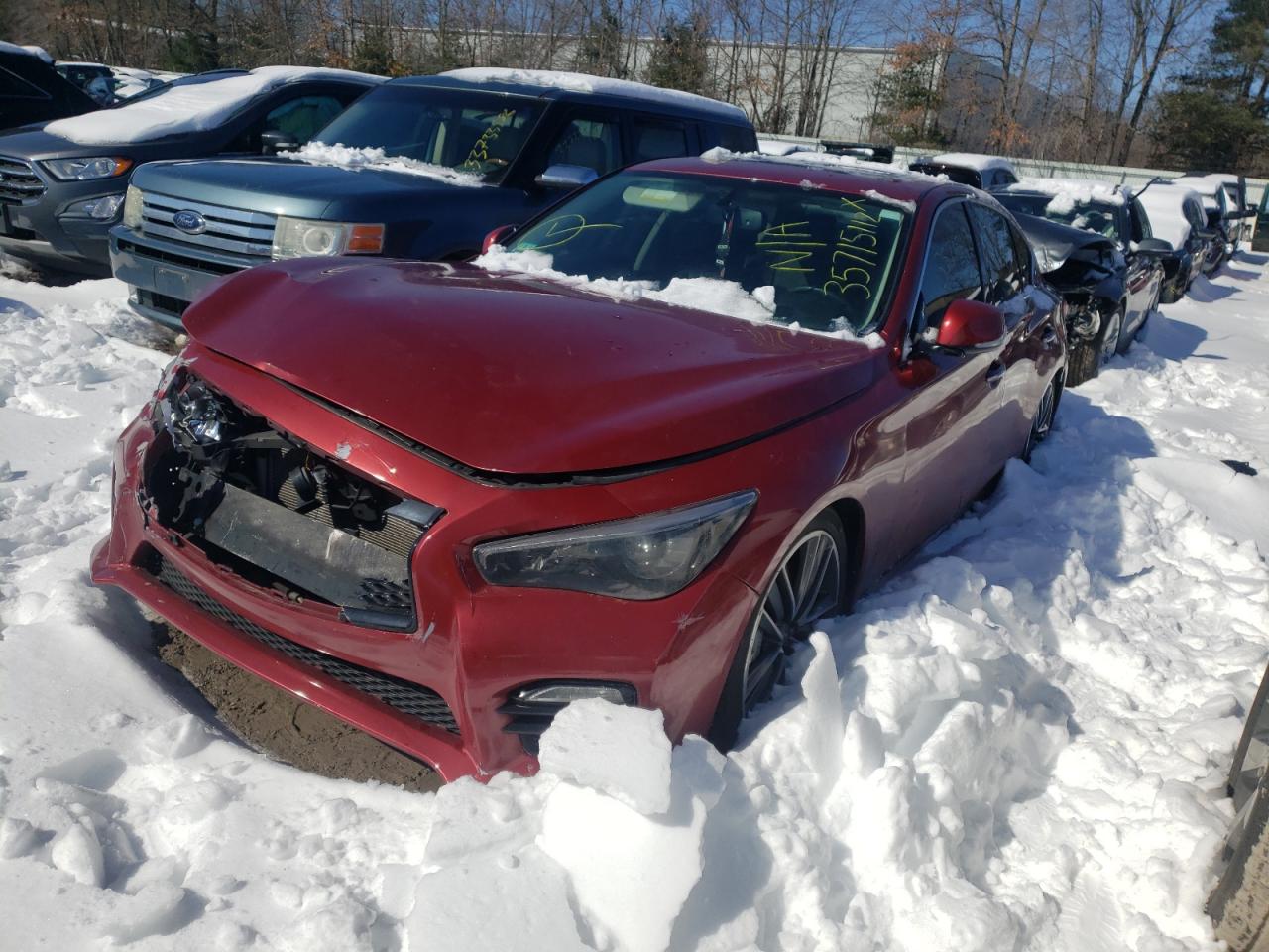 Photo 2 from auction – 2015 INFINITI Q50 BASE with VIN JN1BV7AR3FM392296