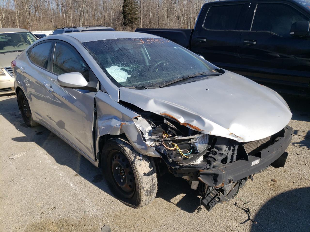 HYUNDAI ELANTRA GL 2013 with VIN 5NPDH4AE0DH417199 - Photo from auction