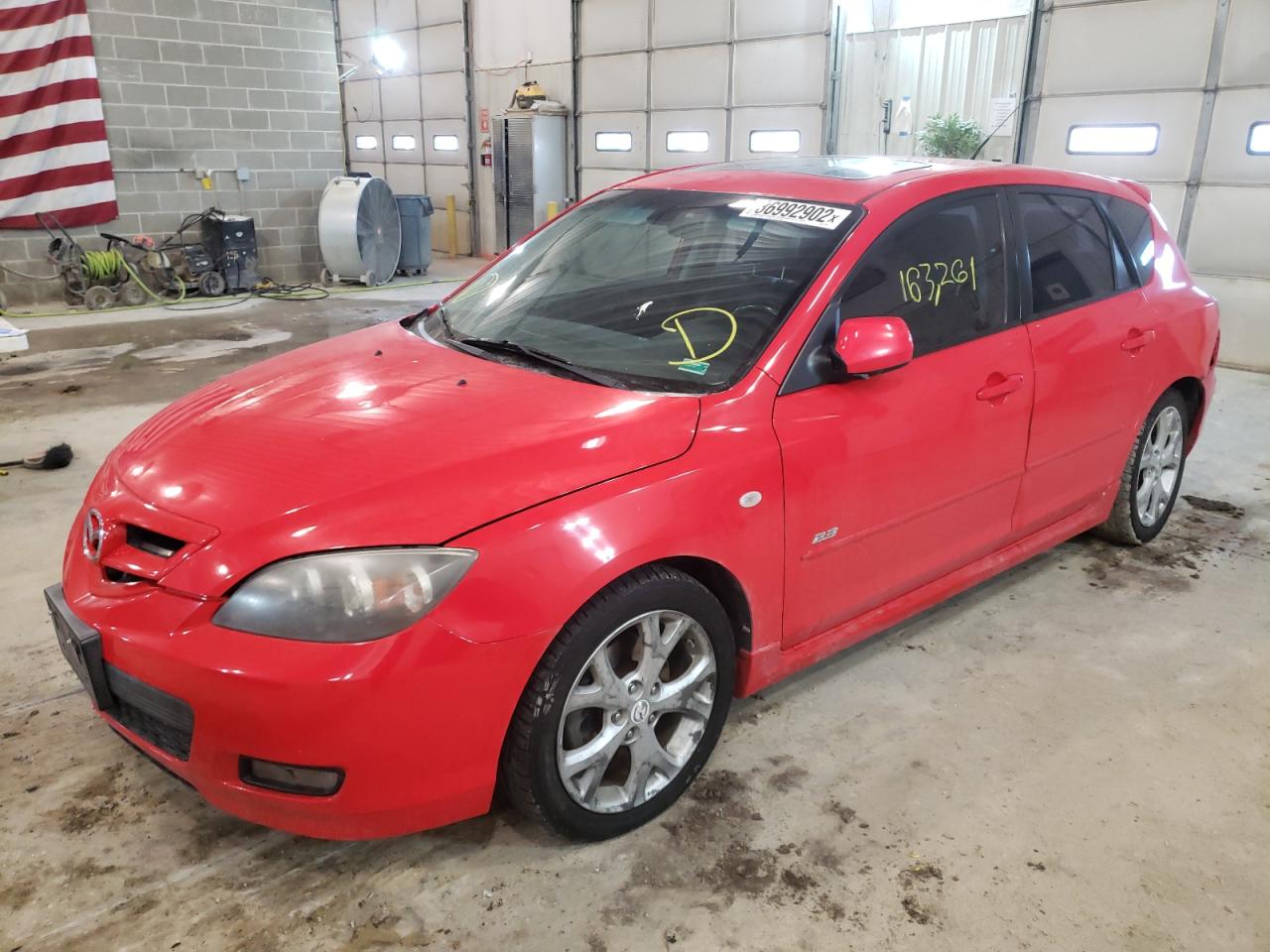 Photo 2 from auction – 2007 MAZDA 3 HATCHBAC with VIN JM1BK343971641824