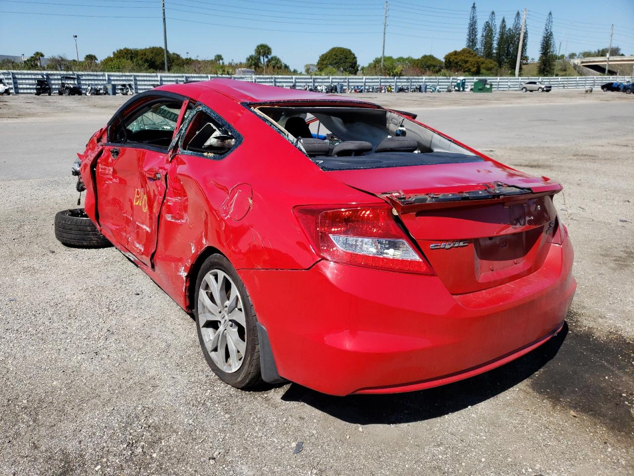 Photo 3 from auction – 2012 HONDA CIVIC SI with VIN 2HGFG4A57CH708383