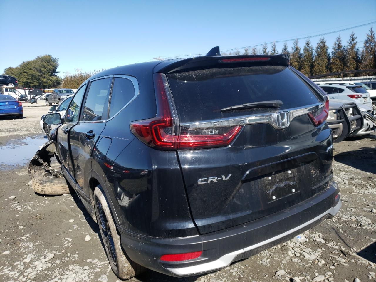 Photo 3 from auction – 2021 HONDA CR-V EX with VIN 7FARW2H58ME000356