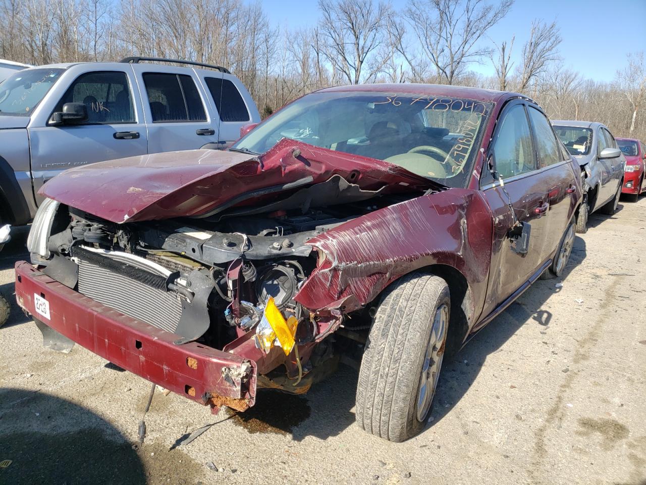 Photo 2 from auction – 2007 MERCURY MONTEGO LU with VIN 1MEHM40177G607441