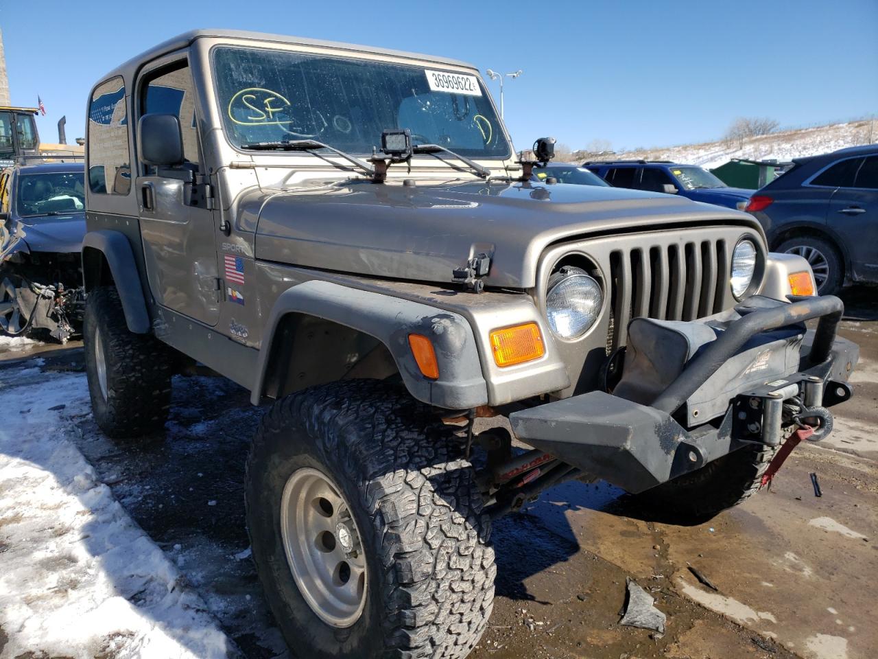 JEEP WRANGLER / 2003 with VIN 1J4FA49S23P304004 - Photo from auction